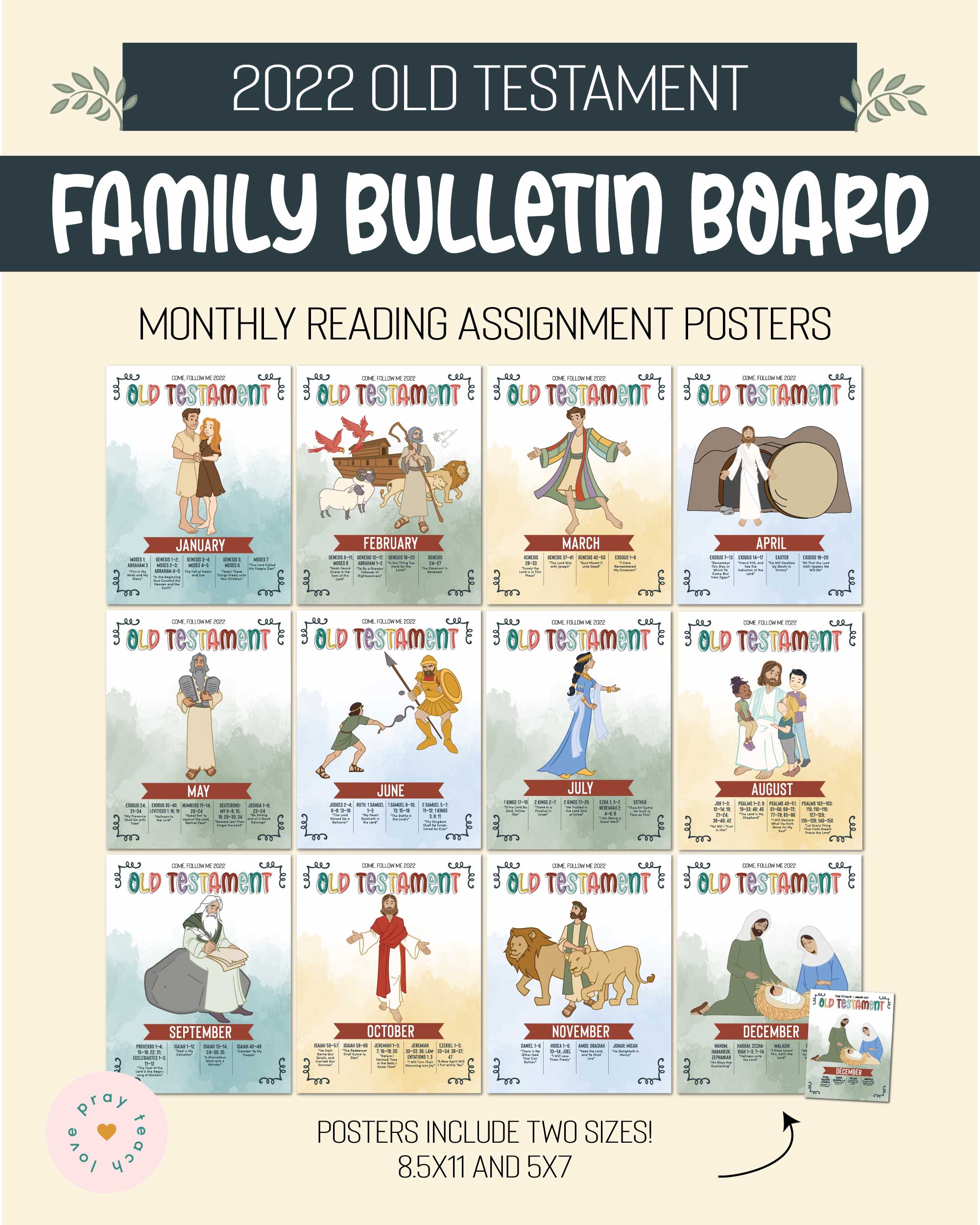 2023 CFM New Testament Family Bulletin Board Kit {AUGUST